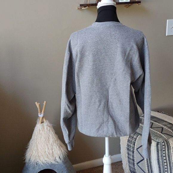 Feminist Grey Jerzees NuBlend Sweatshirt Sz M - Picture 3 of 6